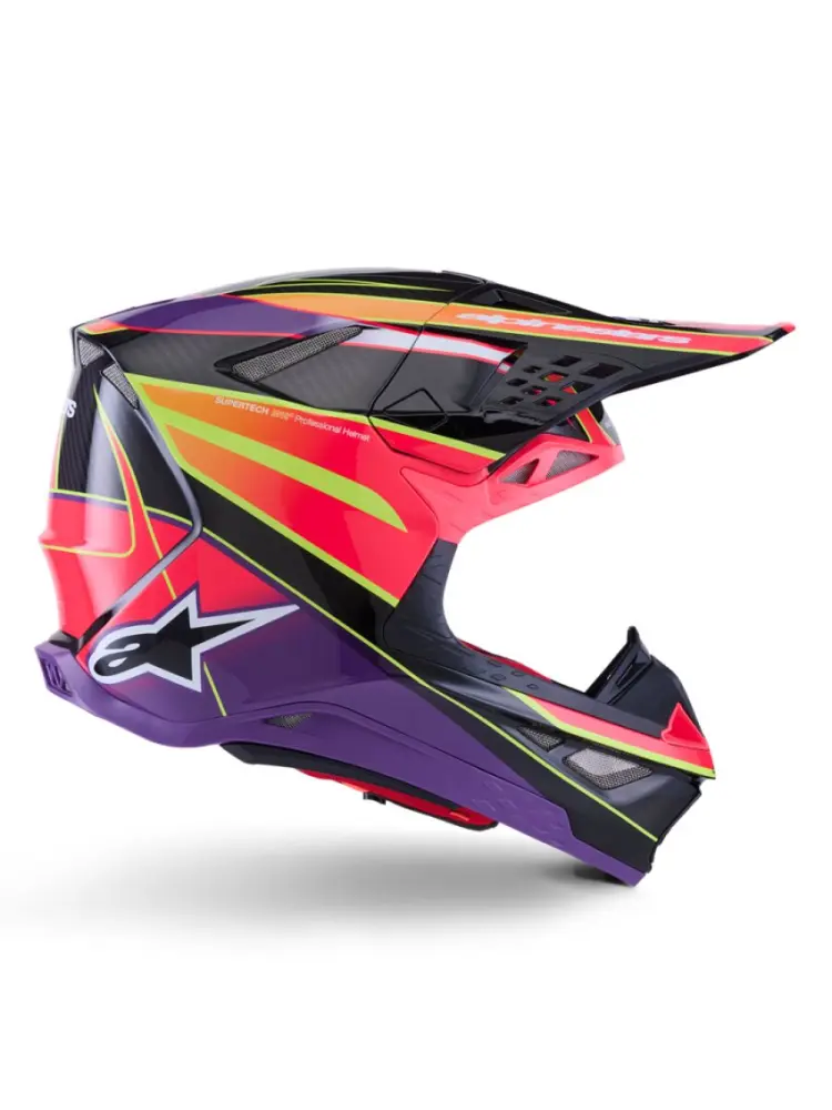 ALPINESTARS(MX) - HELMET S-M10 ERA PINK/VIO/YL X - 01109045