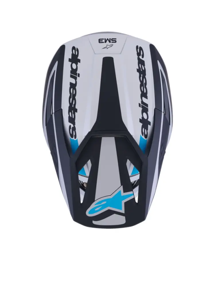 ALPINESTARS(MX) - HELMET SM3 HEAT SILV/BL/BLK XS - 01109171