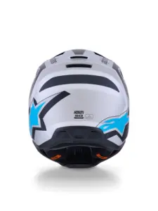 ALPINESTARS(MX) - HELMET SM3 HEAT SILV/BL/BLK XS - 01109171