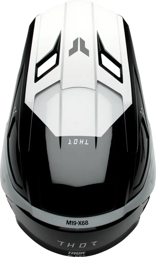 THOR - HELMET FLEET YTH STORM BK/WH M - 01111687