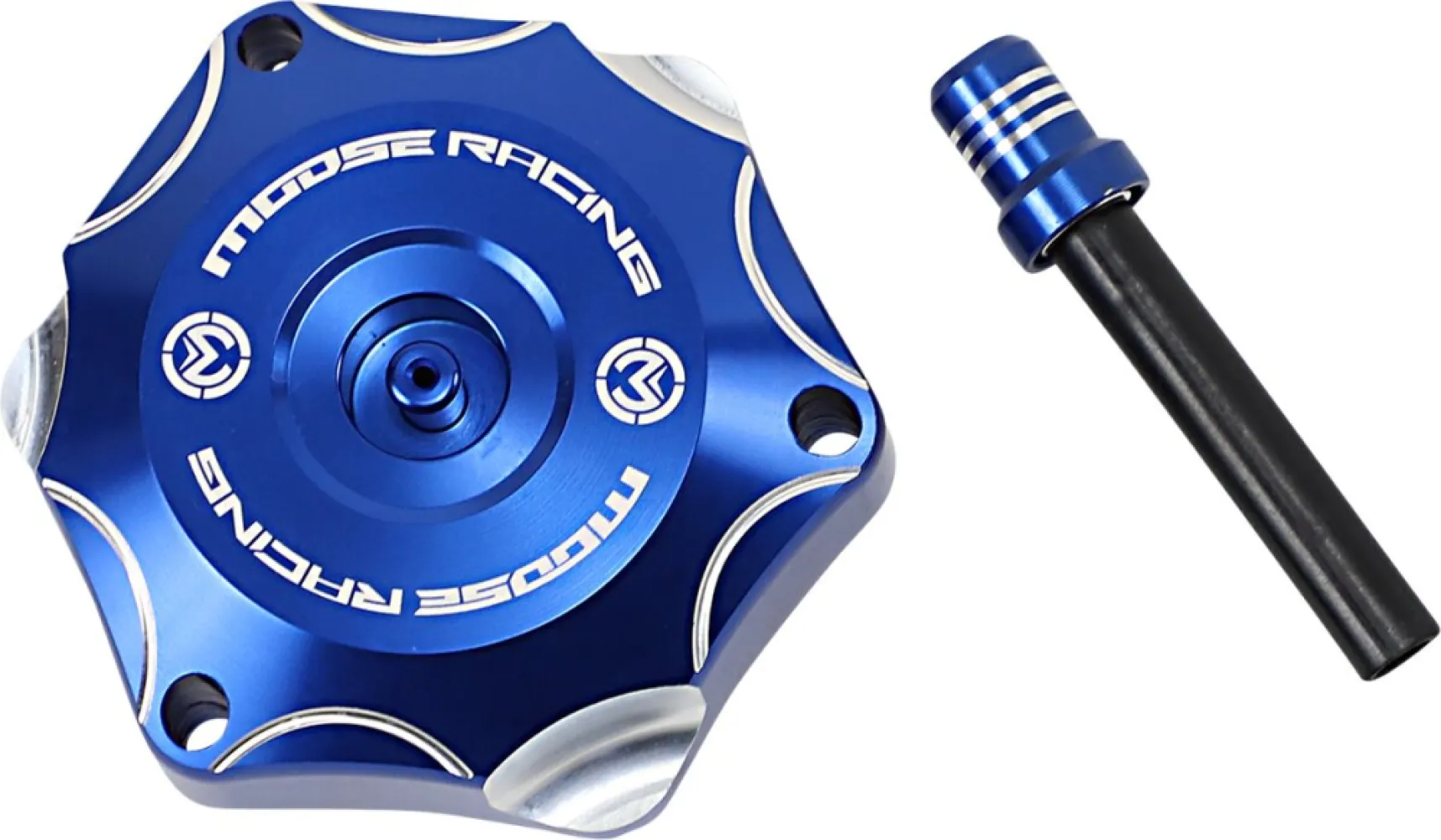 MOOSE OFFROAD HARD-PARTS - CAP GAS ALUM YAM/BU - 07030833