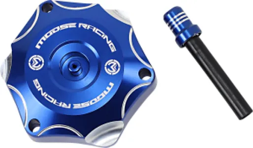 MOOSE OFFROAD HARD-PARTS - CAP GAS ALUM YAM/BU - 07030833