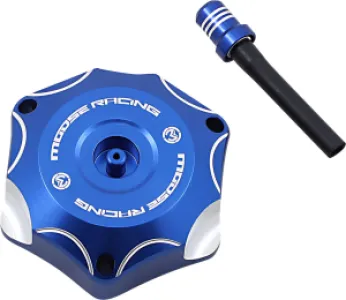 MOOSE OFFROAD HARD-PARTS - CAP GAS ALUM YAM/BU - 07030834