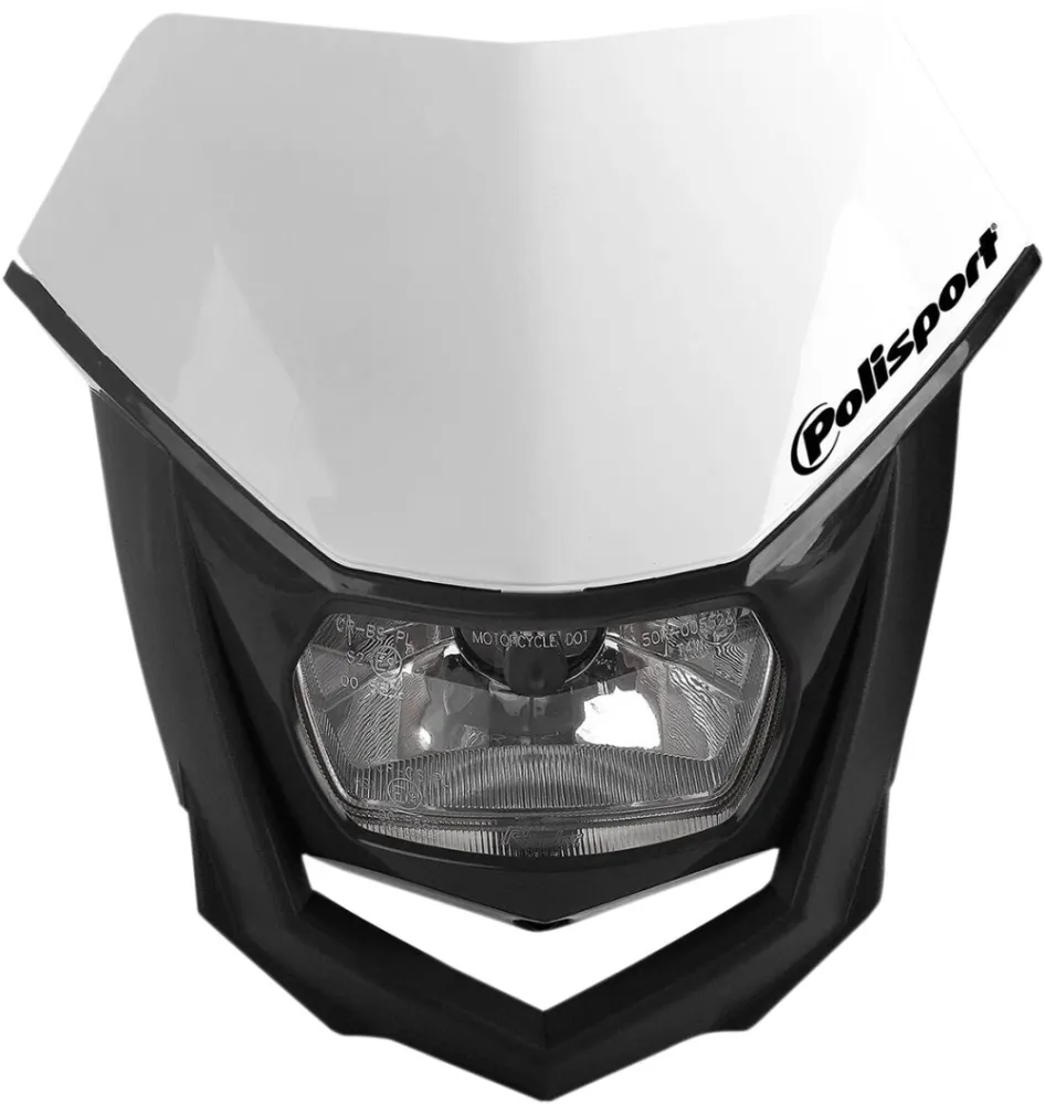 POLISPORT - HEADLIGHT HALO WH/BK - 20011304