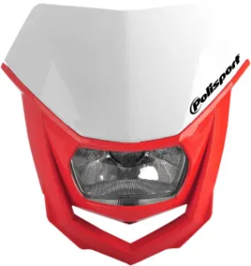 POLISPORT - HEADLIGHT HALO WH/RD - 20011308