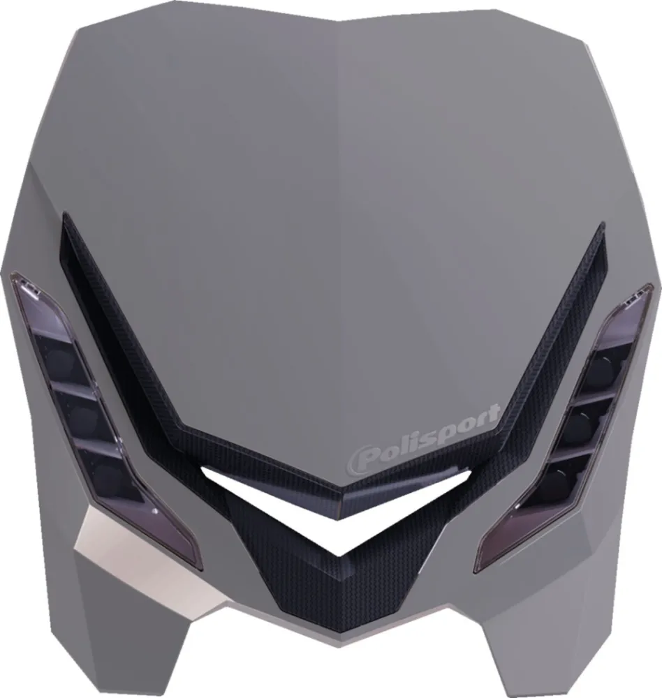 POLISPORT - HEADLIGHT E-BLAZE GRY/BK - 20012450