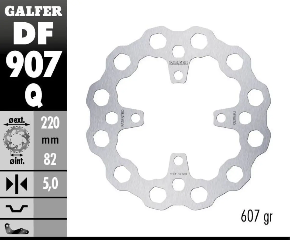 GALFER - BRAKE DISC FIXED CUBIQ - 17104116