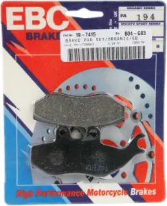 EBC - BRAKE PAD FA SER ORGANIC - 17200011