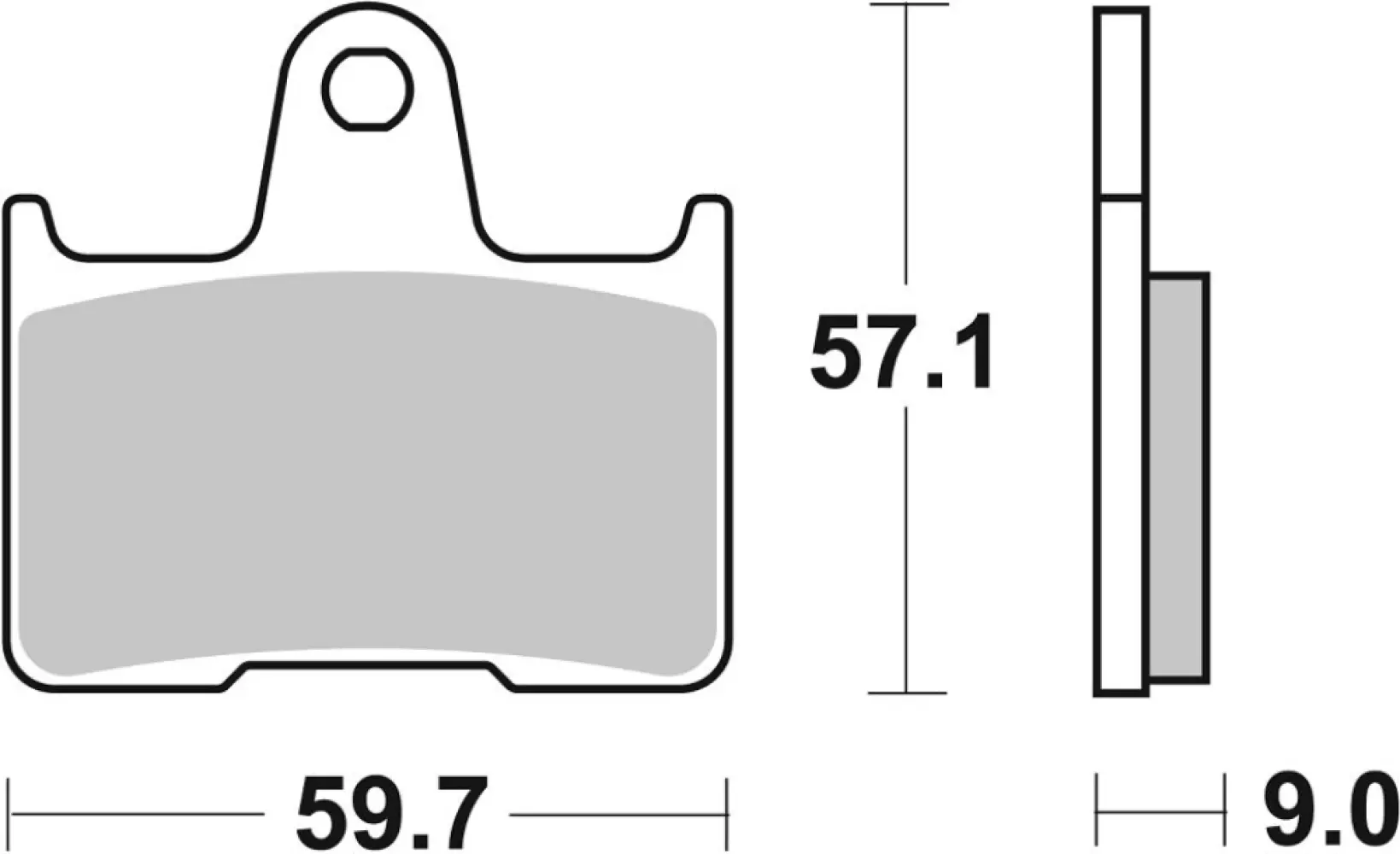 SBS - BRAKE PAD CAR/CER - 17200929