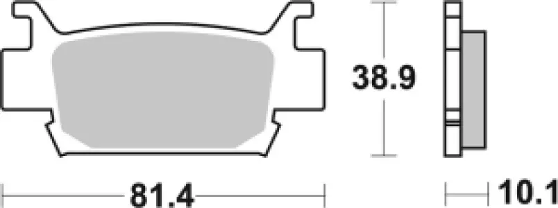 SBS - BRAKE PAD SINT/CAR OFF - 17211651