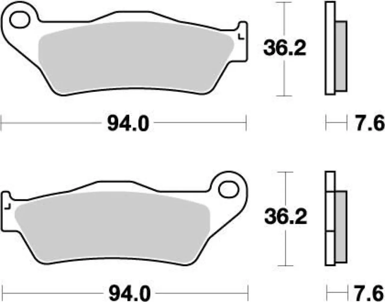 MOTO-MASTER - BRAKE PAD NITRO - 17211865