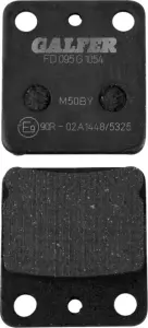 GALFER - BRAKE PAD SEMI METAL - 17212934