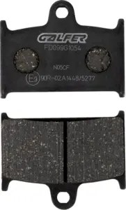 GALFER - BRAKE PAD SEMI METAL - 17212935