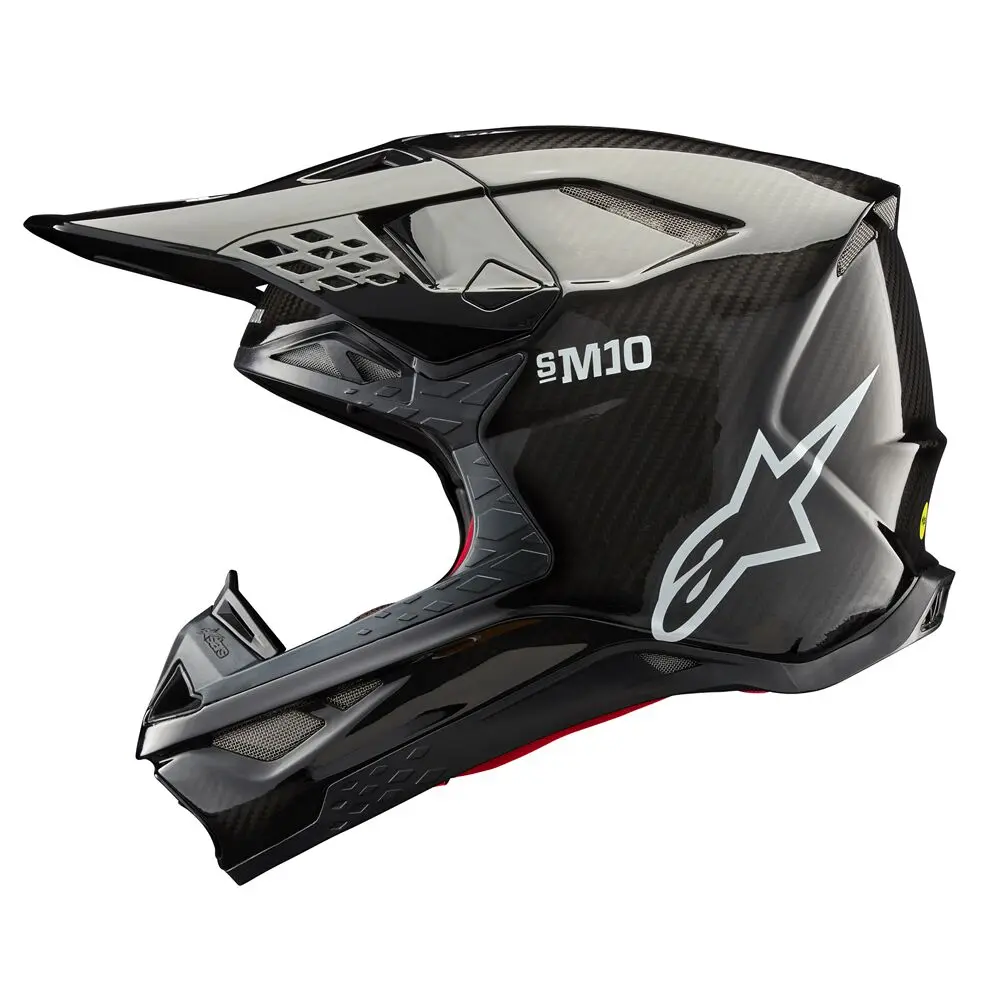 ALPINESTARS(MX) - HELMET SM10 SOLID CARB 2X  - 01108342