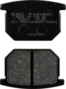 EBC - BRAKE PAD FA SER ORGANIC - FA65