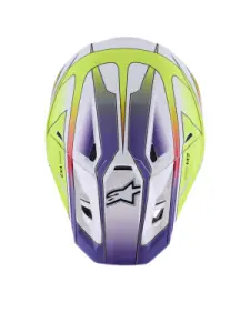 ALPINESTARS(MX) - HELMET SM7 FUSE WHT/YL/PU XS - 01109087
