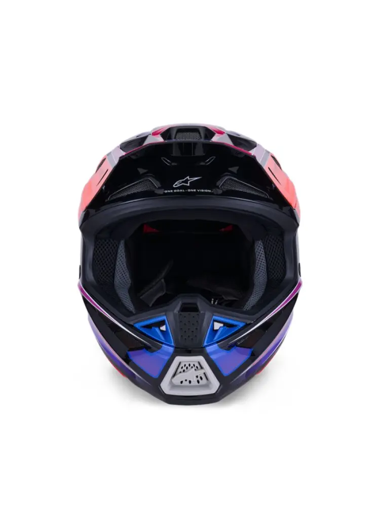 ALPINESTARS(MX) - HELMET SM7 FUSE BLU/PU/PINK 2X - 01109098
