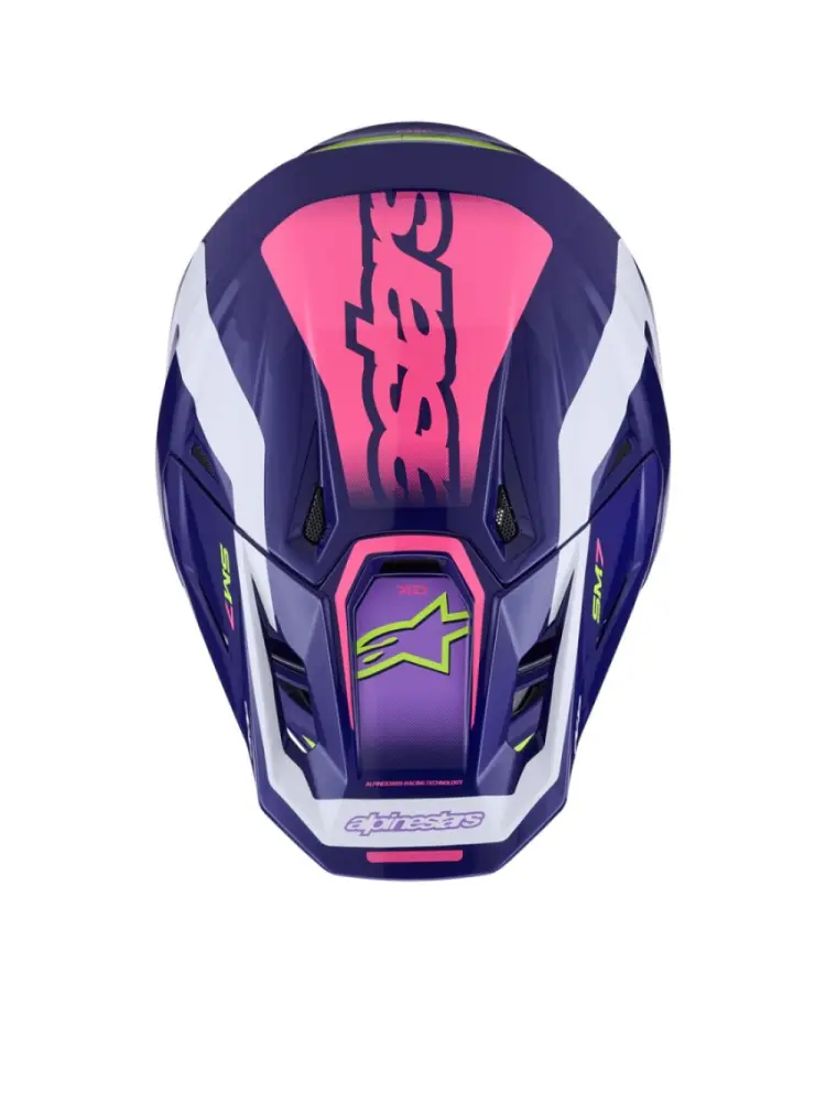 ALPINESTARS(MX) - HELMET SM7 DEED PURPLE/PINK XL - 01109115