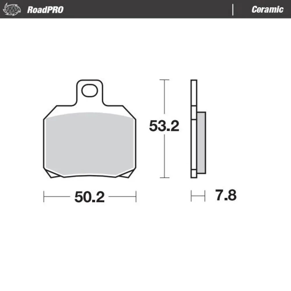 MOTO-MASTER - BRAKE PAD CERAMIC - 17220909