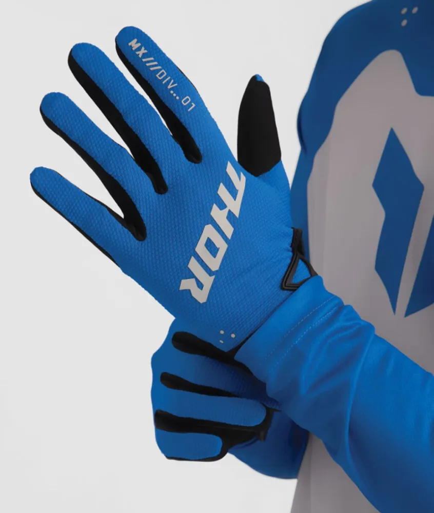 THOR - GLOVES RIDEMODE STATIC BLUE L - 33308346