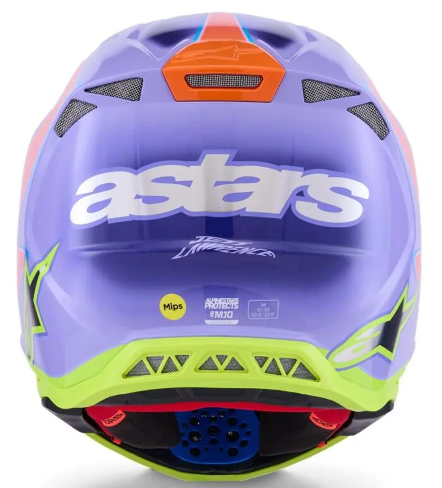 ALPINESTARS(MX) - HELMET SM10 JETT PURPLE/PINK S - 01109238