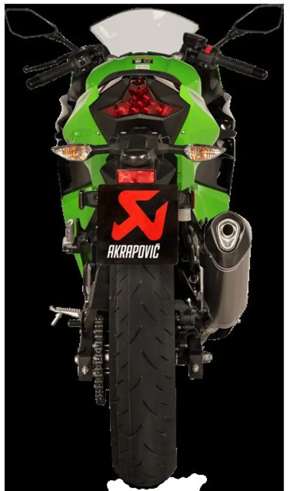 AKRAPOVIC - MUFFLER TI/CF NINJA 400 - 18114372