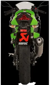 AKRAPOVIC - MUFFLER TI/CF NINJA 400 - 18114372