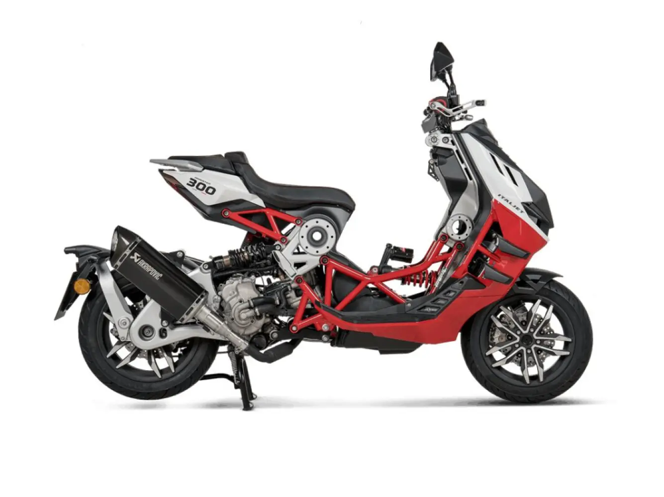 AKRAPOVIC - MUFFLER SLIP-ON TI ITALJET DRA - 18114711