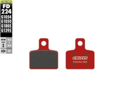 GALFER - BRAKE PAD SEMI METAL - 17201203