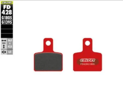 GALFER - BRAKE PAD SEMI METAL - 17201204