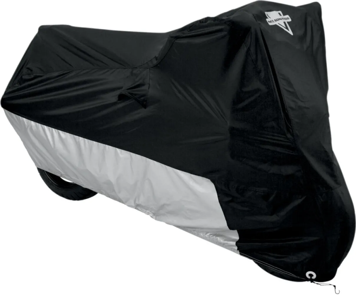 NELSON RIGG - M/C CVR BK/SIL XXL - MC904XXL