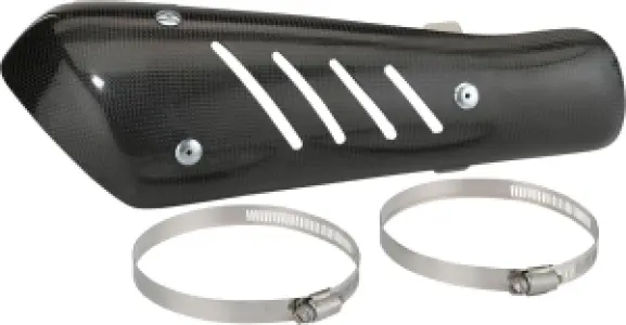 MOOSE OFFROAD HARD-PARTS - CARBON MUFFLER-BAG GUARD - 18611608