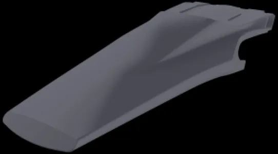POLISPORT - FENDER RR HVA 19-22 GREY - 14033088