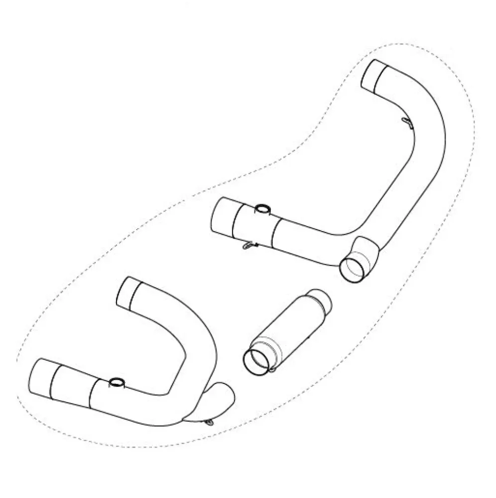 AKRAPOVIC - HEADER SS - 18602586