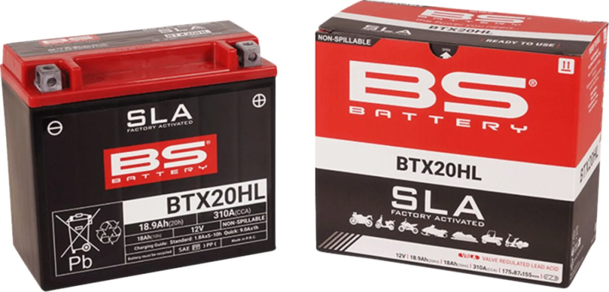 BS BATTERY - BATTERY BS BTX20H SLA - 21130638