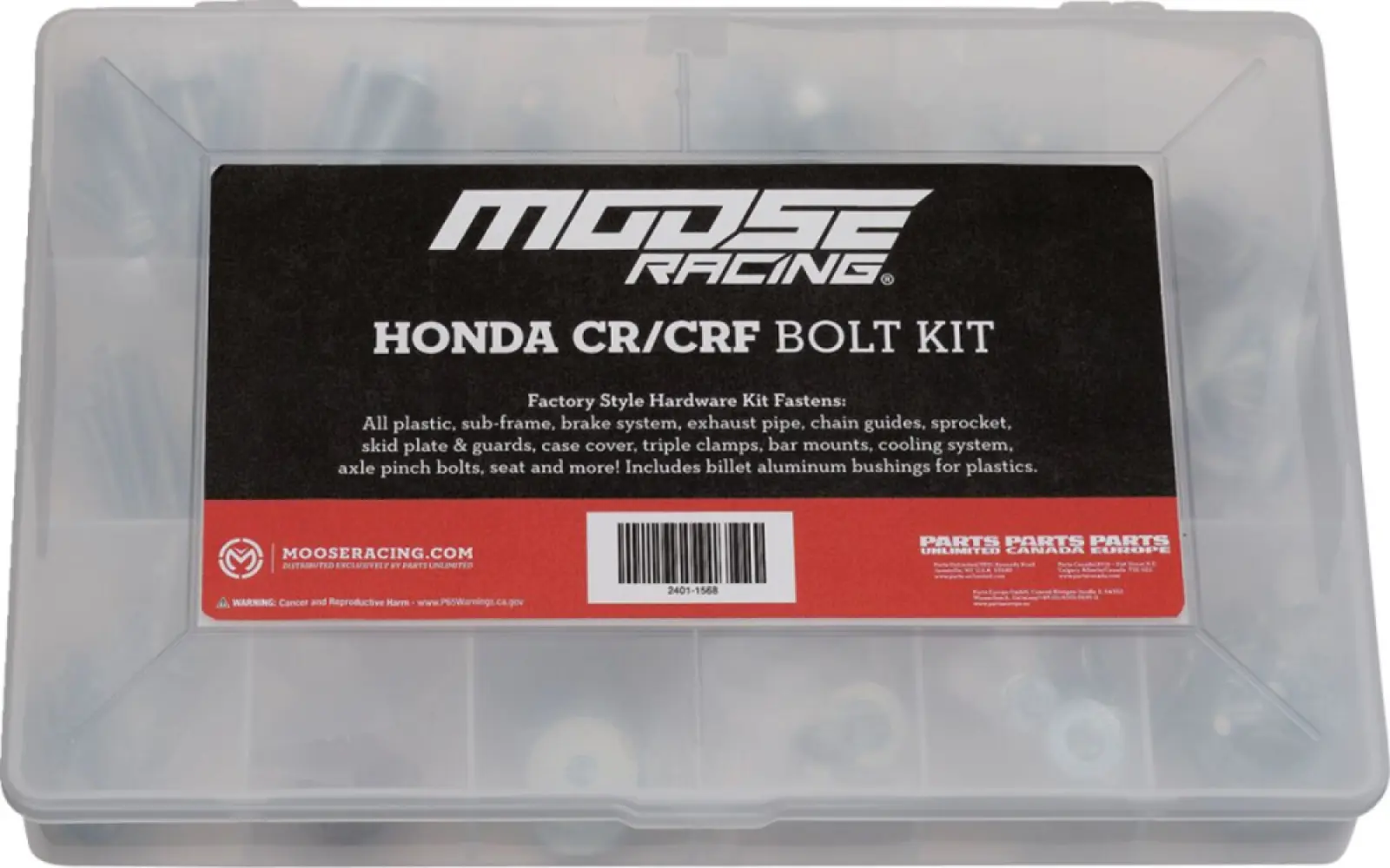MOOSE OFFROAD HARD-PARTS - BOLT KIT CR/CRF MOOSE - 24011568