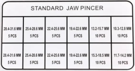 MOOSE OFFROAD HARD-PARTS - KIT EAR CLAMP ASSORTMENT W JAW - 24020295