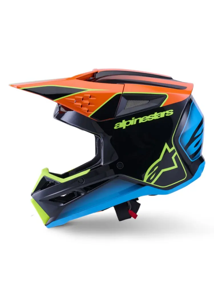 ALPINESTARS(MX) - HELMET SM3 FRAY BLK/OR/YL M - 01109143