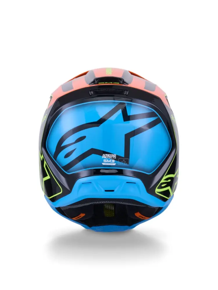ALPINESTARS(MX) - HELMET SM3 FRAY BLK/OR/YL L - 01109144