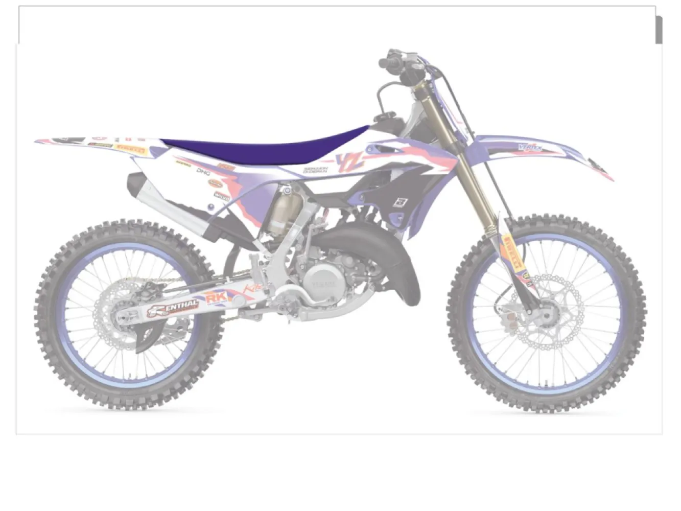 BLACKBIRD RACING - SEATCOVER REP YZ 50TH 22- - 08213579