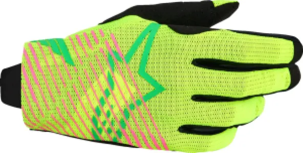 ALPINESTARS(MX) - GLOVES RADAR PRO GRN/YELL/PNK  - 33308382