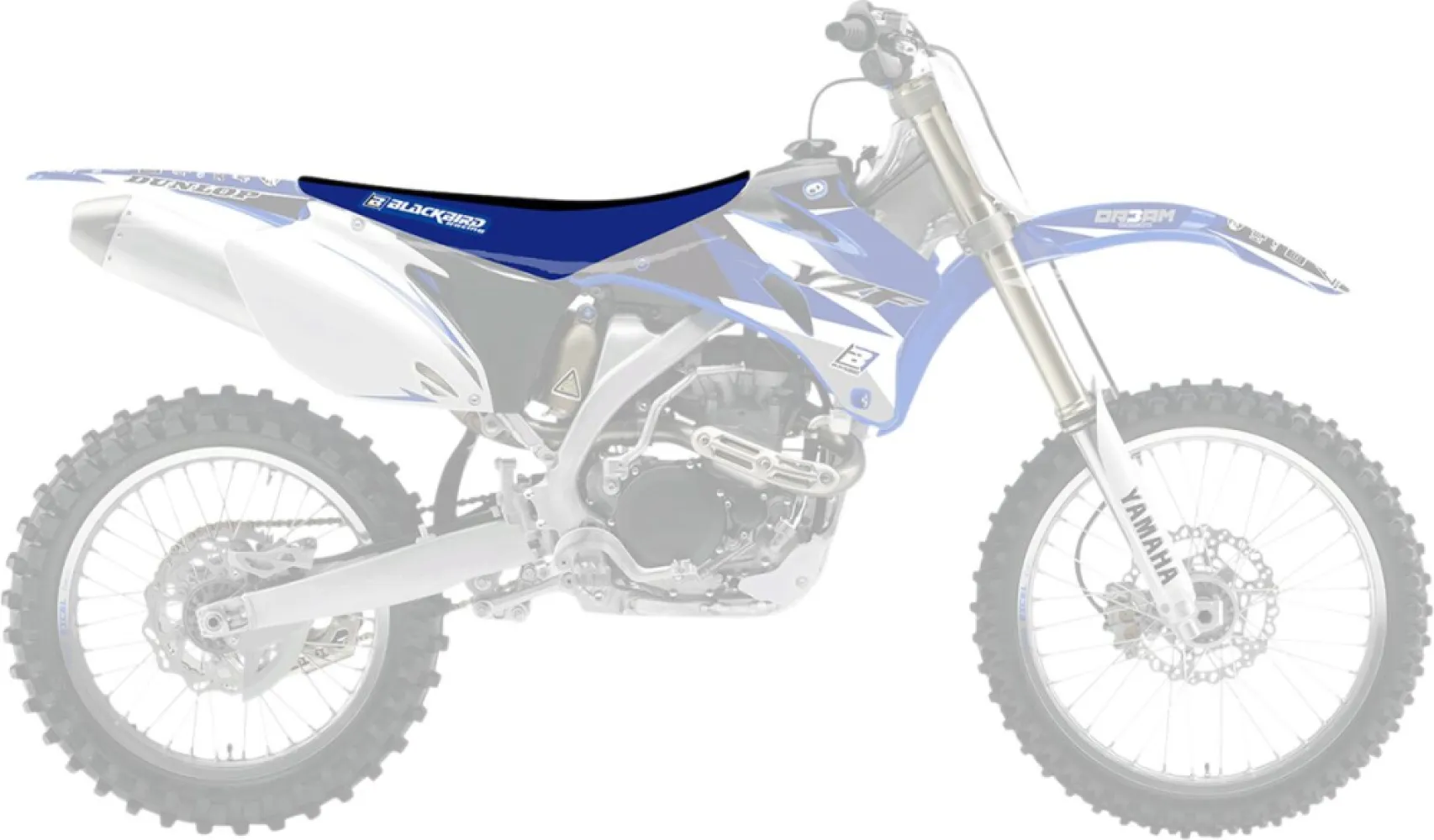 BLACKBIRD RACING - SEATCOVER DG3 YZF BK/BL - 08212500