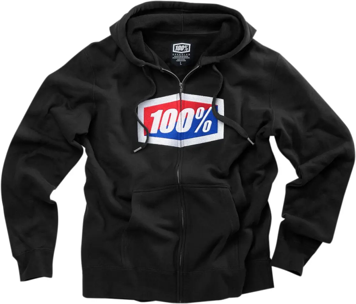 100% - FLEECE ZIP OFFICIAL BK XL - 30503431