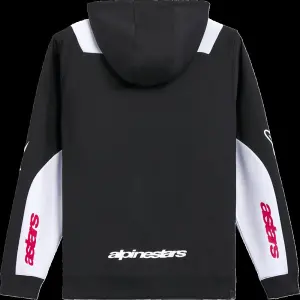 ALPINESTARS (CASUALS) - HOODIE ZIP SESSIONS V3 BLK/WHT - 30506816