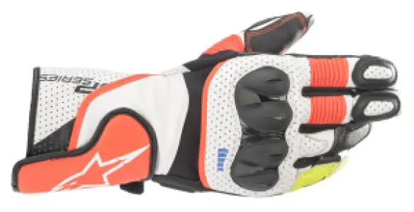 ALPINESTARS (ROAD) - GLOVE SP-2 V3 WHT/RD M - 33013990