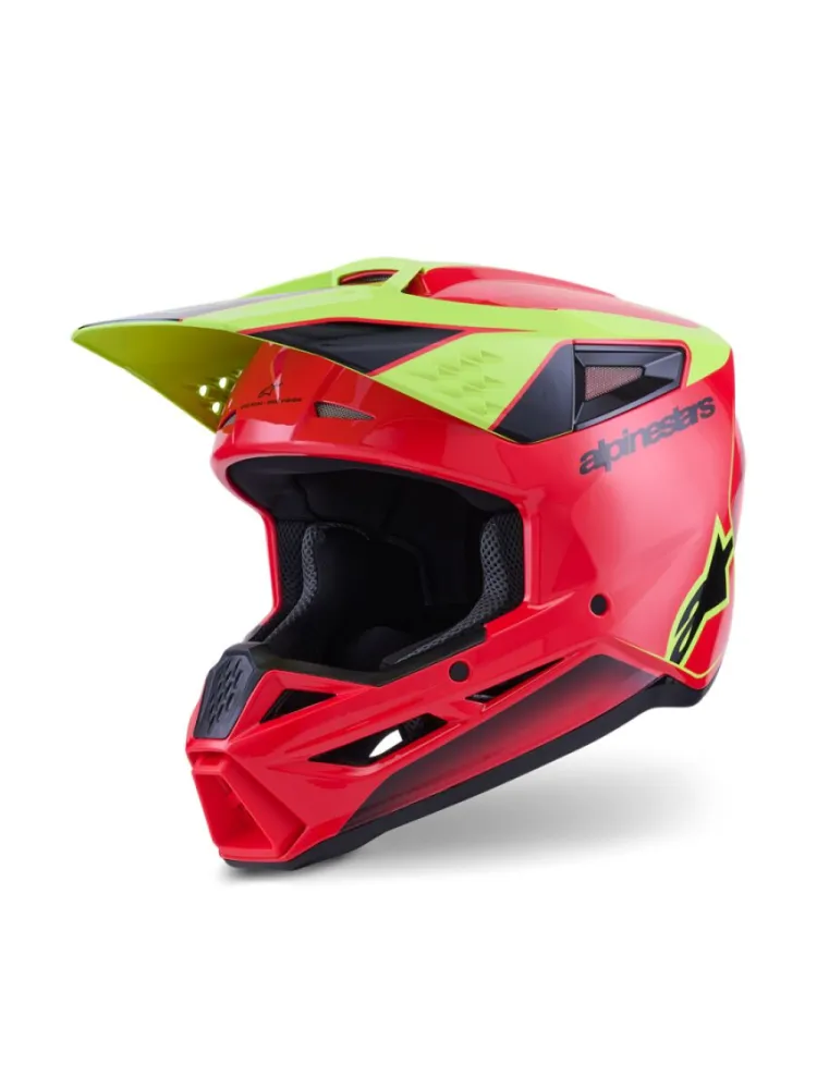ALPINESTARS(MX) - HELMET SM3 FRAY RED/YL/BLK XS - 01109147