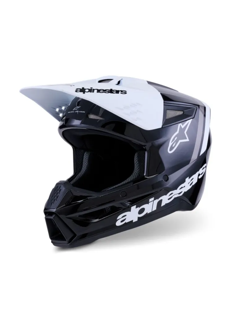 ALPINESTARS(MX) - HELMET SM3 RADIUM BLK/WH/GY XL - 01109157