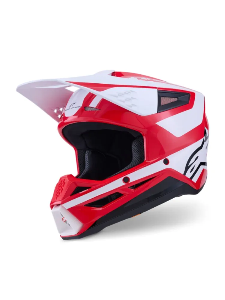 ALPINESTARS(MX) - HELMET SM3 HEAT RED/WH/BLK XS - 01109183