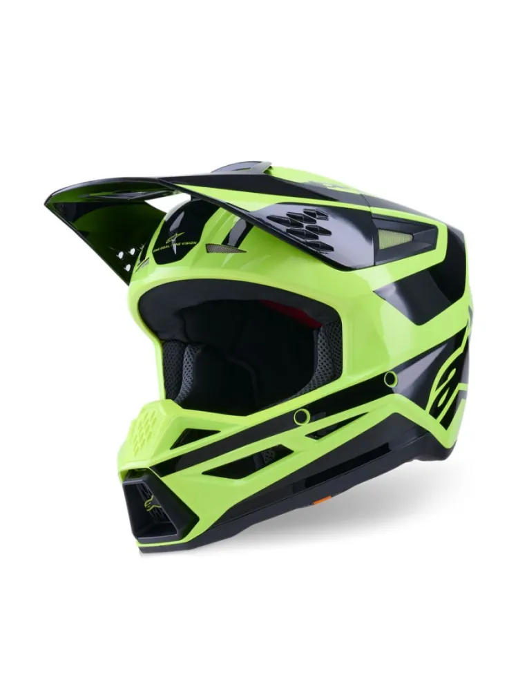 ALPINESTARS(MX) - HELMET SM3 HEAT YEL/BLACK XS - 01109189
