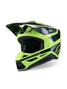ALPINESTARS(MX) - HELMET SM3 HEAT YEL/BLACK S - 01109190
